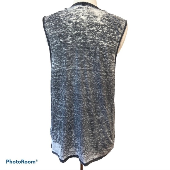 Betsey Johnson Burn Out Tank Top “Train insane" - Picture 7 of 7